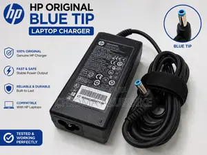 Hp Original Blue Tip Charger for Hp Laptops