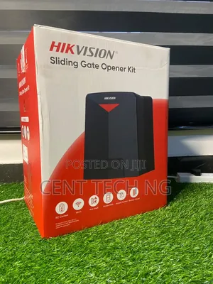 Hikvisionslidinggate Motorkit With 2batteries and 4mrack Forinstallers
