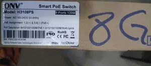 Onv 8 Port Poe Gigabit Switch