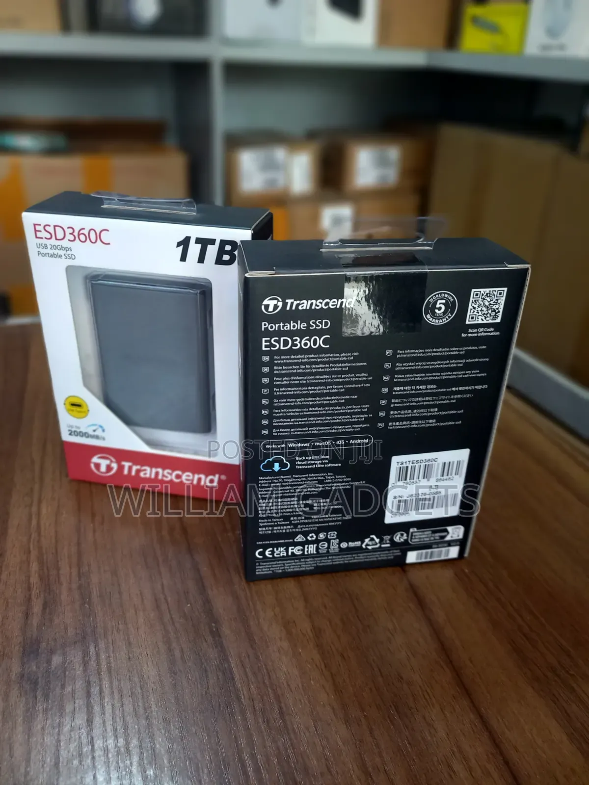 Transcend Esd360c SSD Hard Drive 1tb