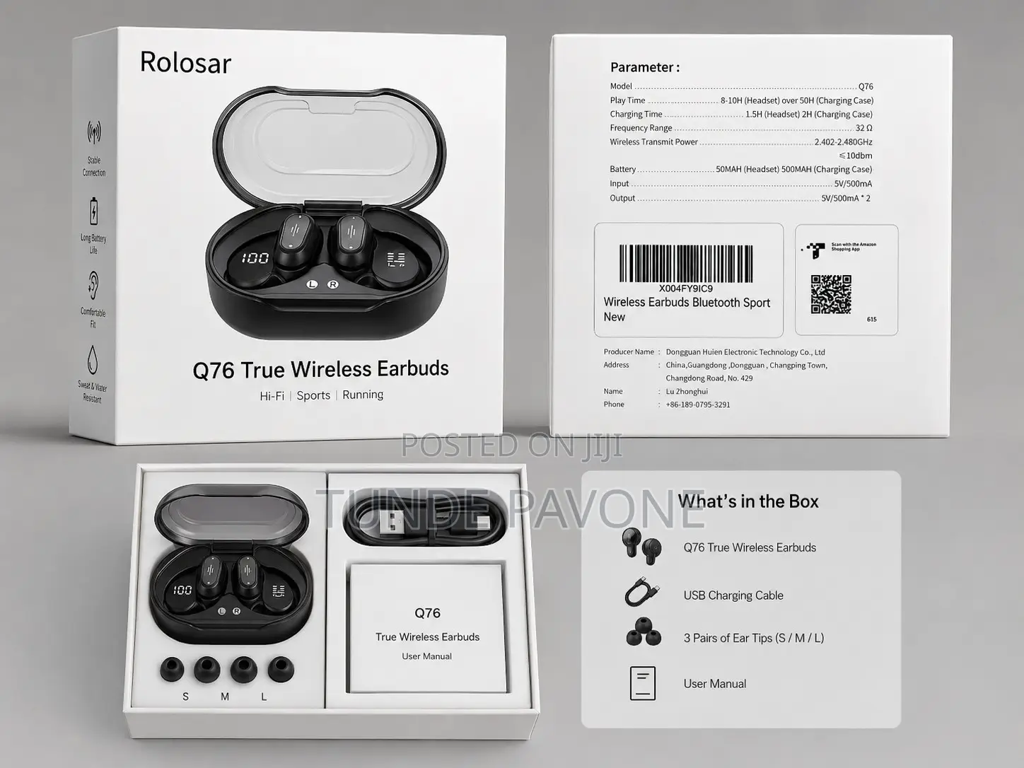 Rolosar Wireless Earbuds