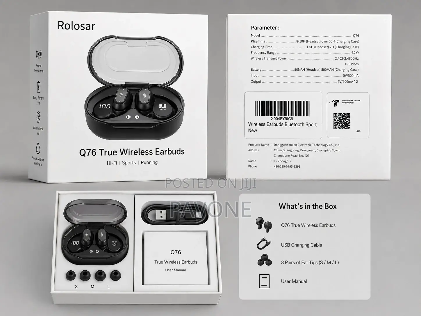 Rolosar Wireless Earbuds