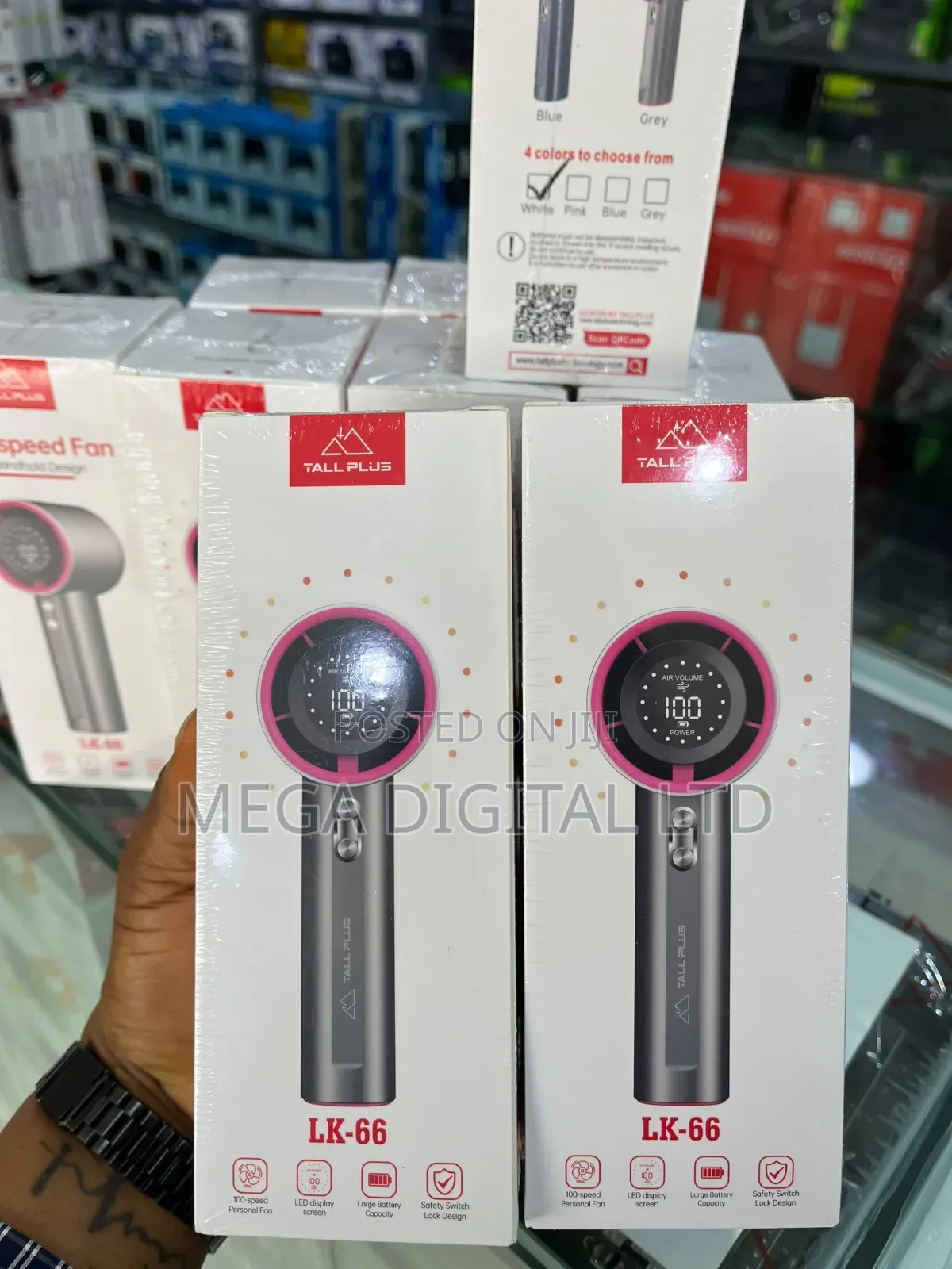 Lk-66 High Speed Handheld Fan