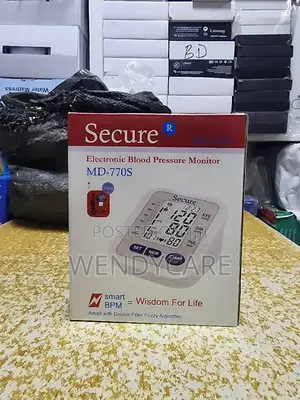 Secure Electronic Blood Pressure Monitor