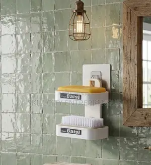 Adhesive Double Soap Box