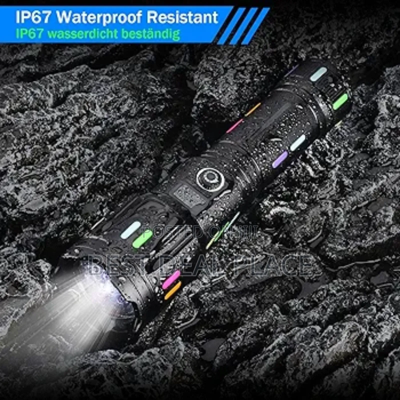 Tactical Military Search Laser Flashlight 1500 Meters