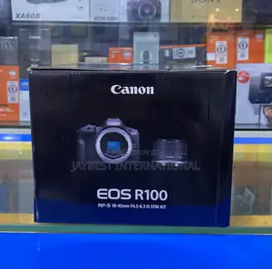 Canon Eos R100 Mirrorless Camera With 18-45mm Lens