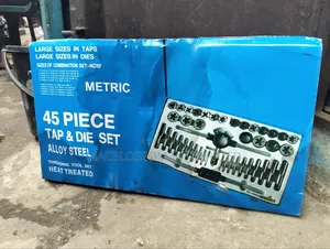 Set of 45 Pes Tap Die Alloy Steel