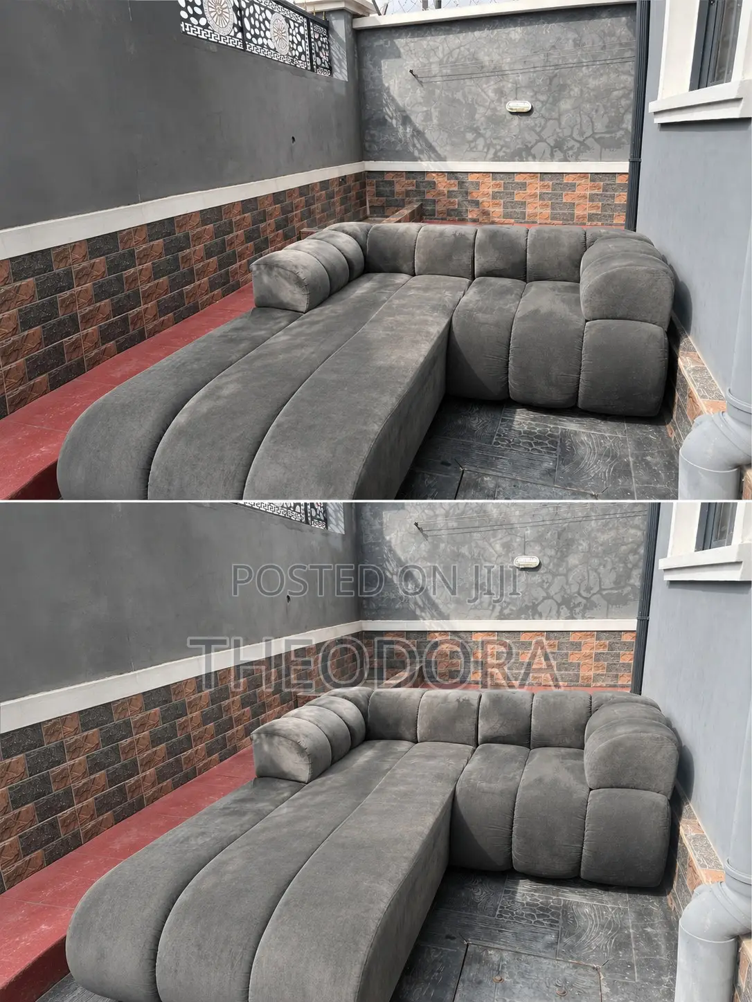 Gray Couch With Pillows
