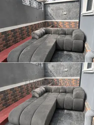 Gray Couch With Pillows