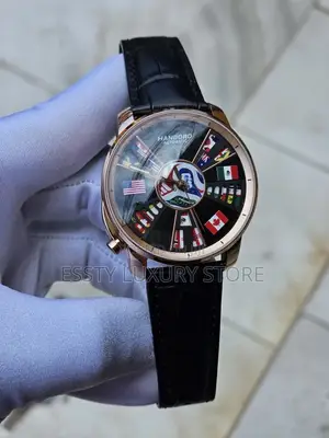 Automatic World Cup Hanboro Leather Wristwatch
