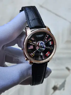 Automatic World Cup Hanboro Leather Wristwatch