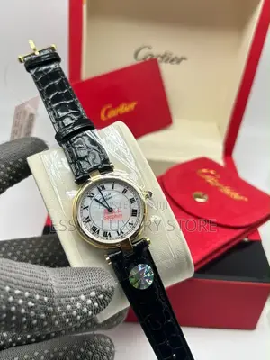 Cartier Quality Luxury Female Genuine Leather Watch