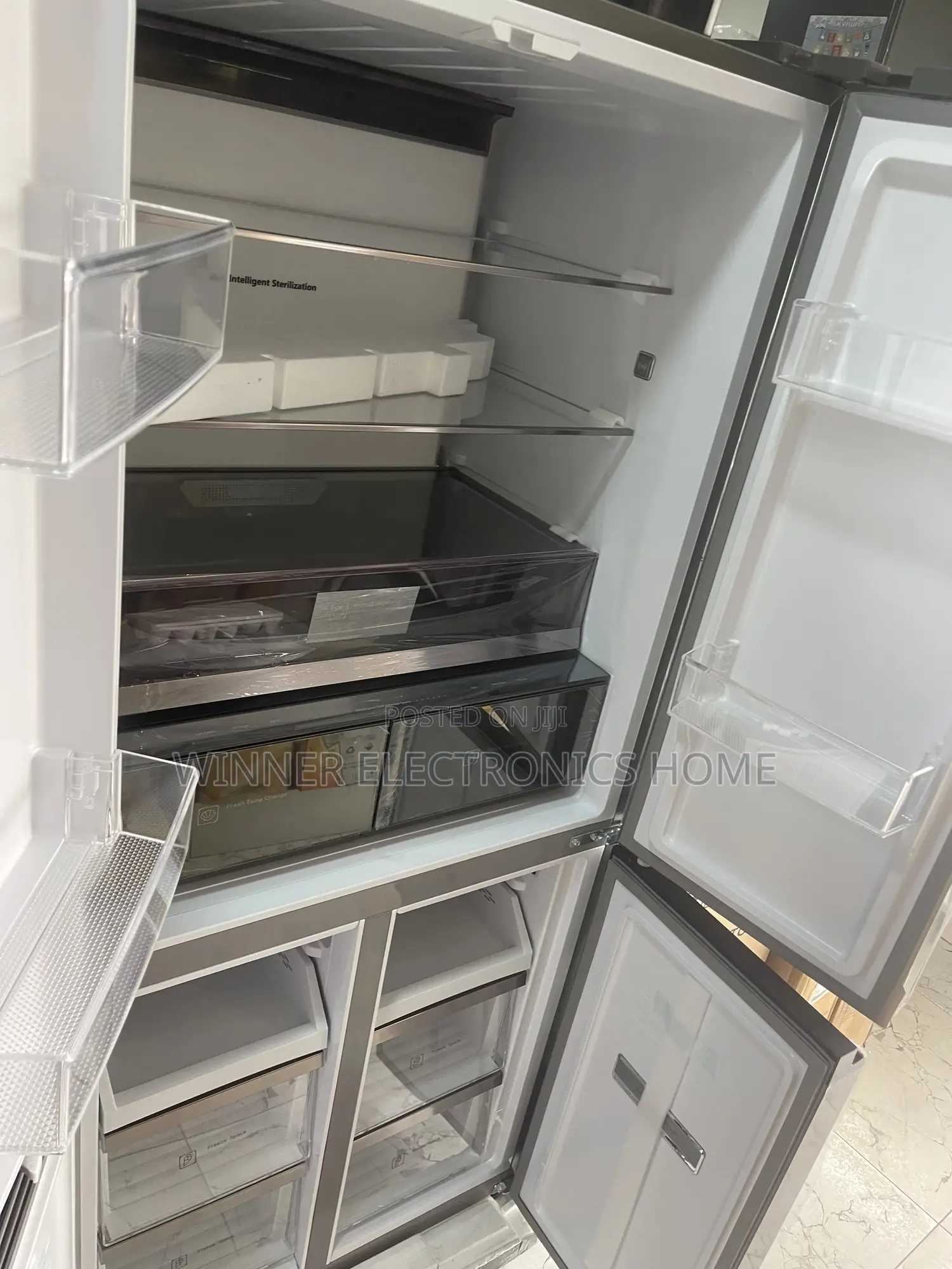Bruhm 4doors Side by Side Refrigerator