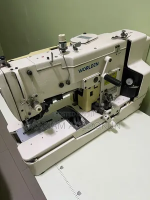 Industrial Button Hole Design Machine