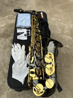 Midway Mas706 Black and Gold Professional Alto Saxophone
