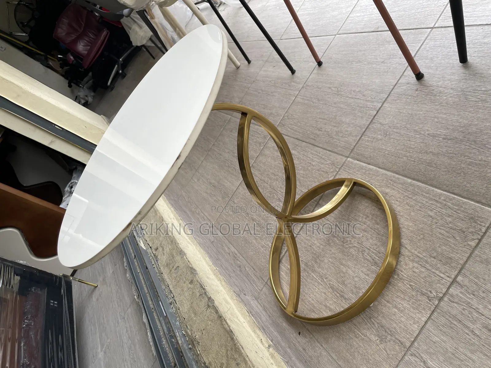 Ring Marble Side Stool
