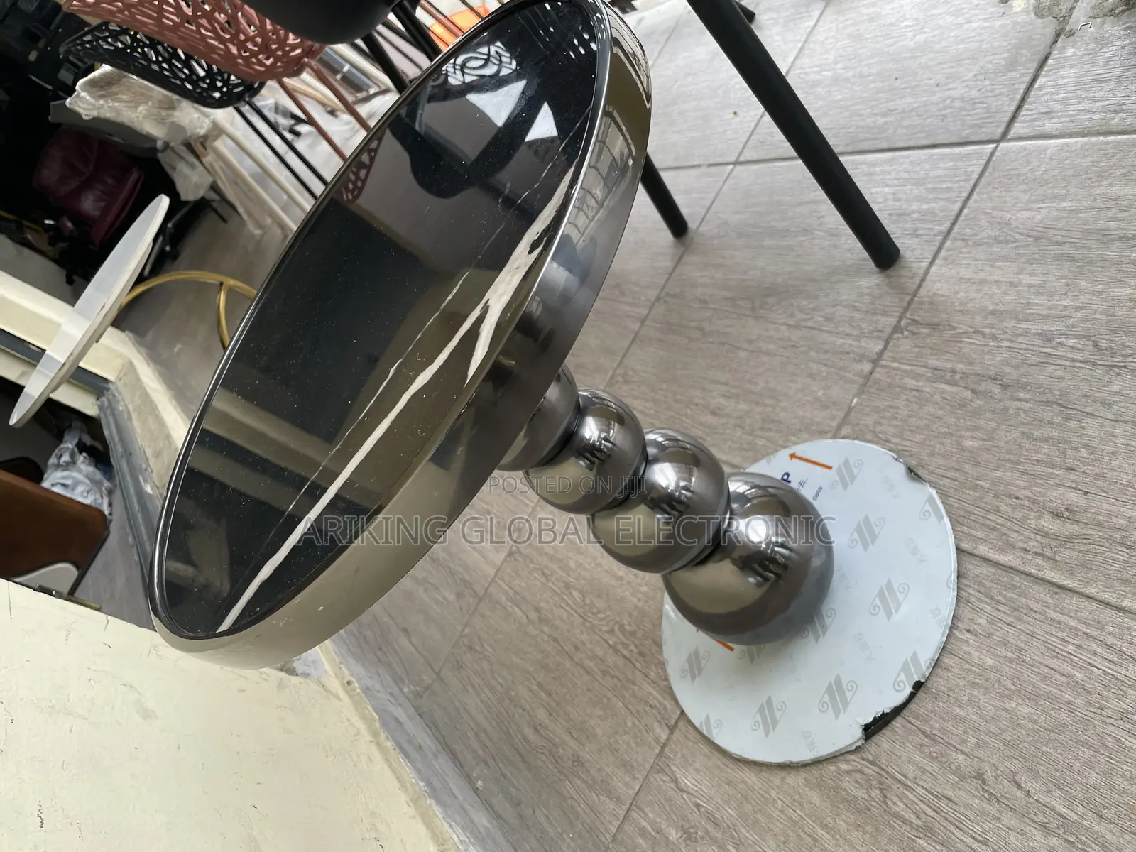 Glass Side Stool