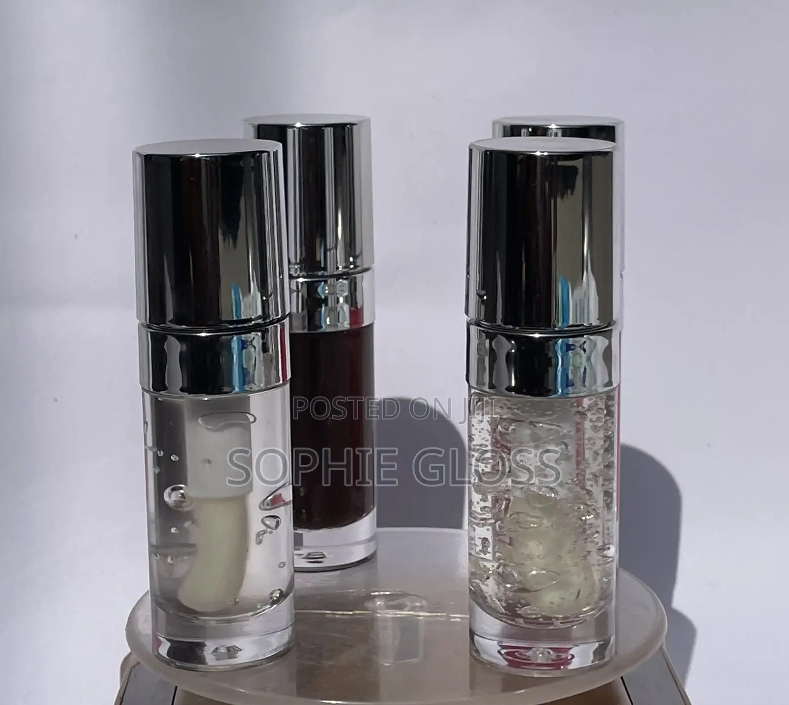 Clear Lipgloss and Brown