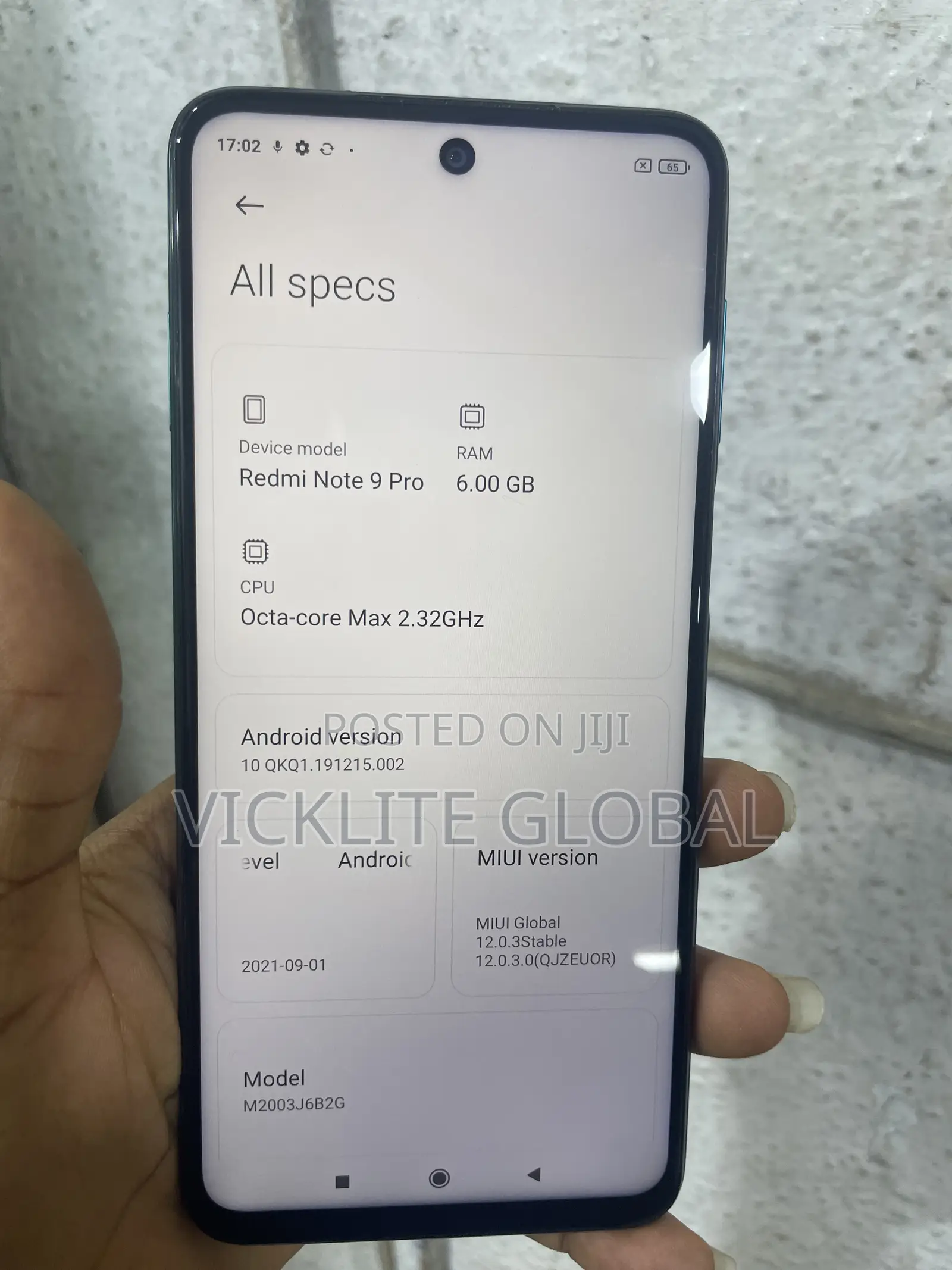 Xiaomi Redmi Note 9 Pro 5G 128 GB Blue