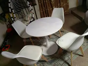 4-Seater Marble Dining Set – Elegant Modern