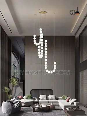 Modern Style Pearl Necklace Chandelier