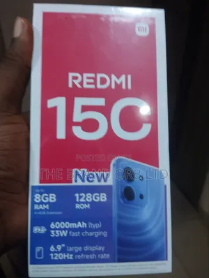 New Xiaomi Redmi 15C 4G 128 GB Black
