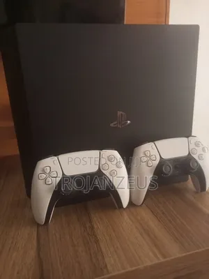 Used Clean Ps4 Pro 1 Terabyte + Two Working Controllers and 4 Games