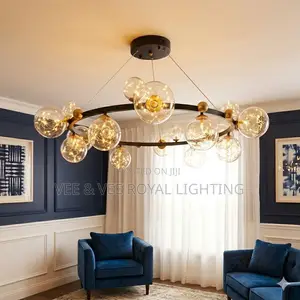 Modern Ring Bubble Chandelier – For Sitting Room, Reception, Lounges