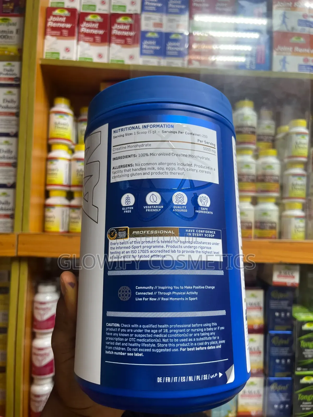Applied Nutrition Creatine Monohydrate Micronized 200 Servings