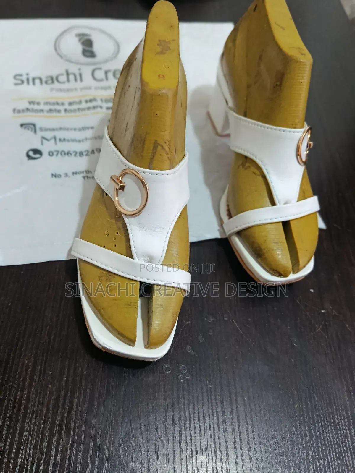 White Womens Heel