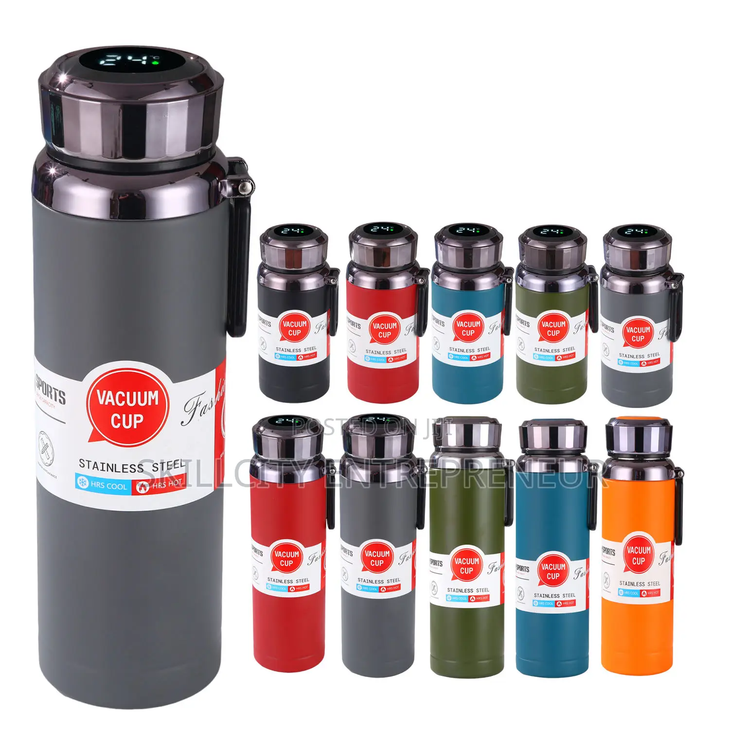 Insulated Cup With Diamond Strap