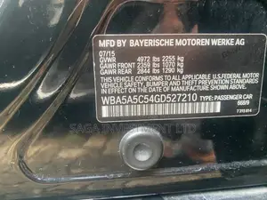 BMW 528i 2016 Black