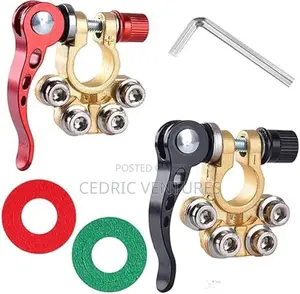 2pcs Quick Release Disconnect Car Battery Cable Terminal