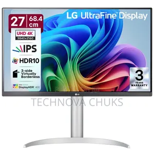Lg 27up650-W 27” Uhd Ips HDR Monitor Height Adjustable Stand