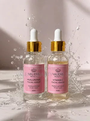 Hyaluronic Facial Serum and Vitamin C Facial Serum