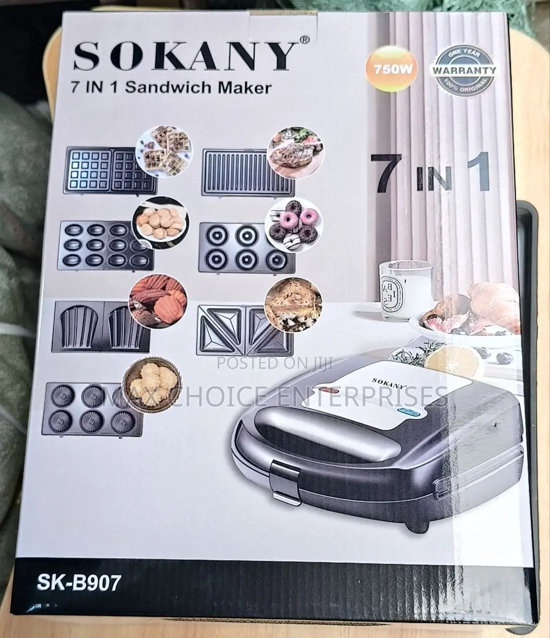 Sokany 7 in 1 Sandwich Maker