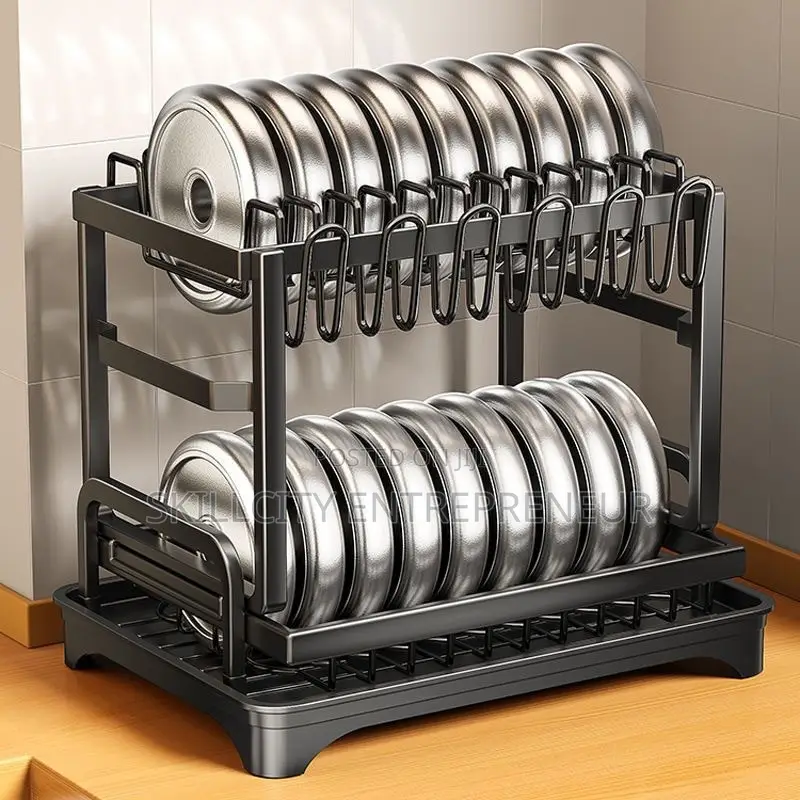Multi-Functional Kitchen Dish Drainer Organizer