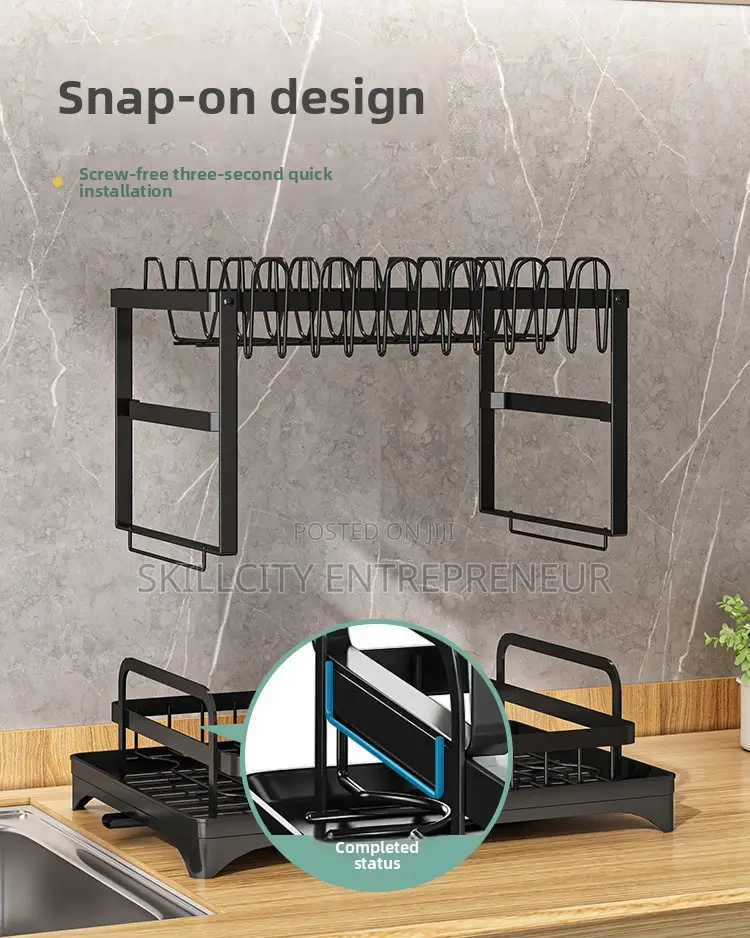 Multi-Functional Kitchen Dish Drainer Organizer