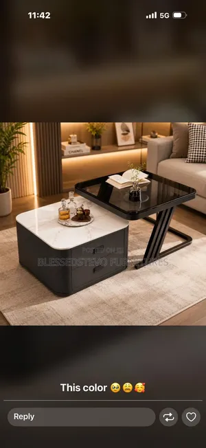 Double Drawer Center Table