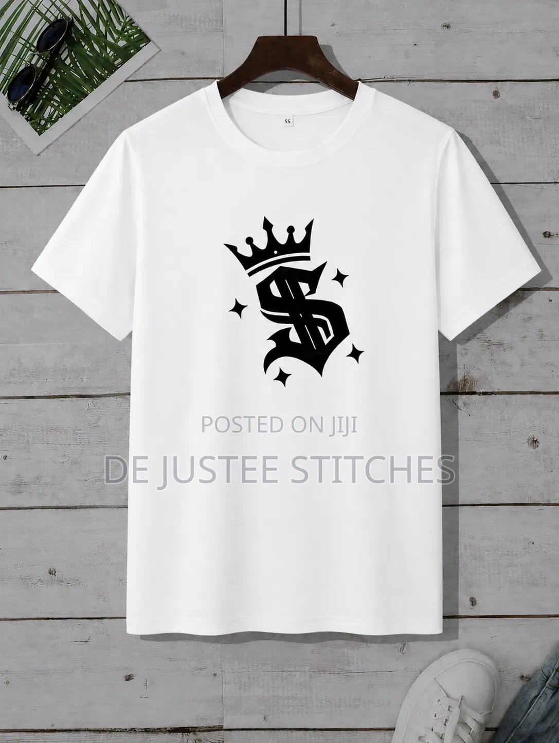 High Quality White Round Neck Polo