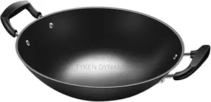 44cm Iron Wok Pan-Black