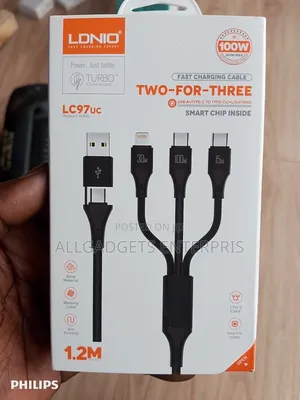 Ldnio 4 in 1 Cable Fast Charging
