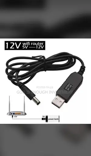 Usb 12v Cable From Power Bank to Router