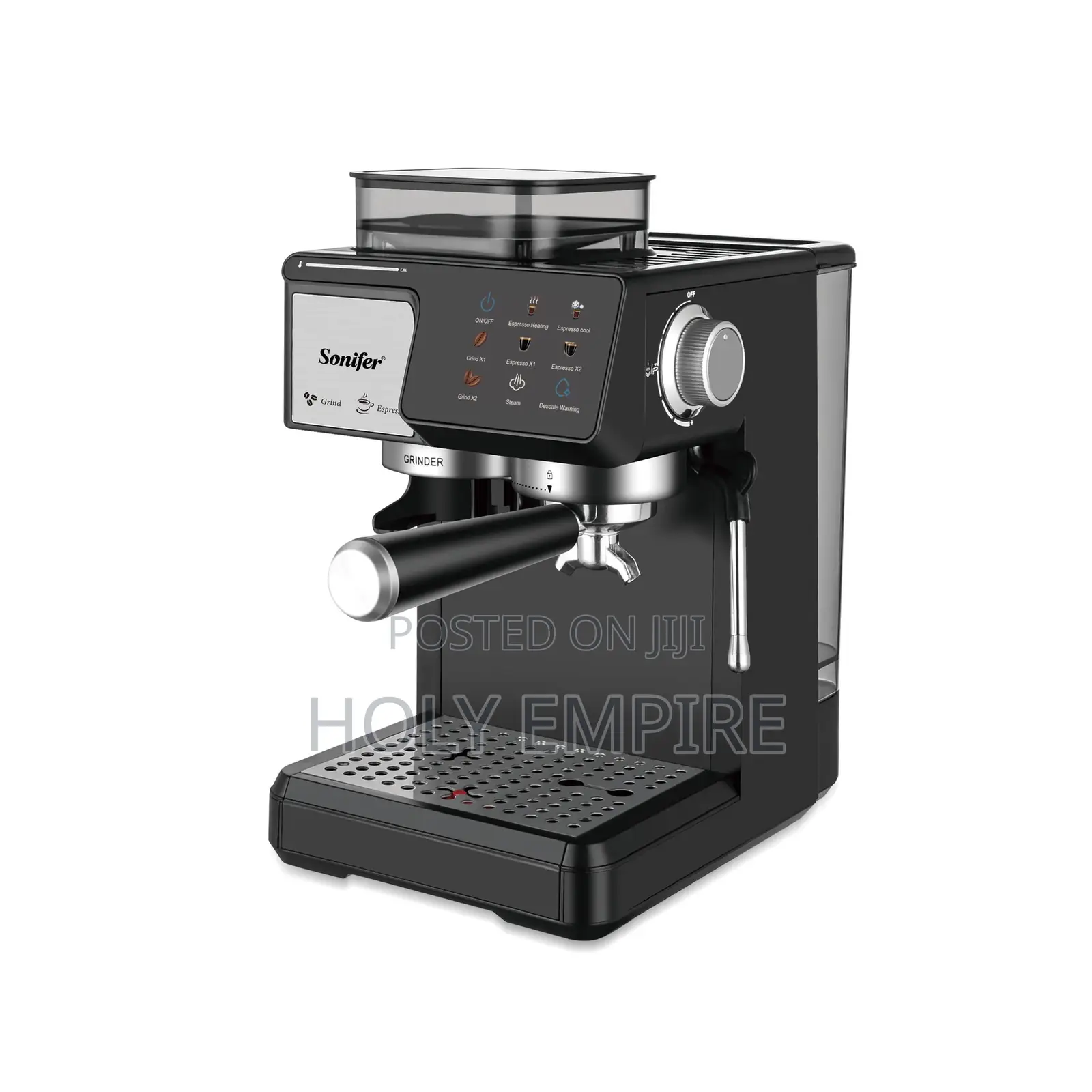 Sonifer Espresso Coffee Maker Machine With Grinder