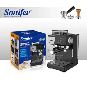 Sonifer Espresso Coffee Maker Machine With Grinder