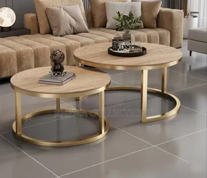 Round Slate Center Table (2in1)
