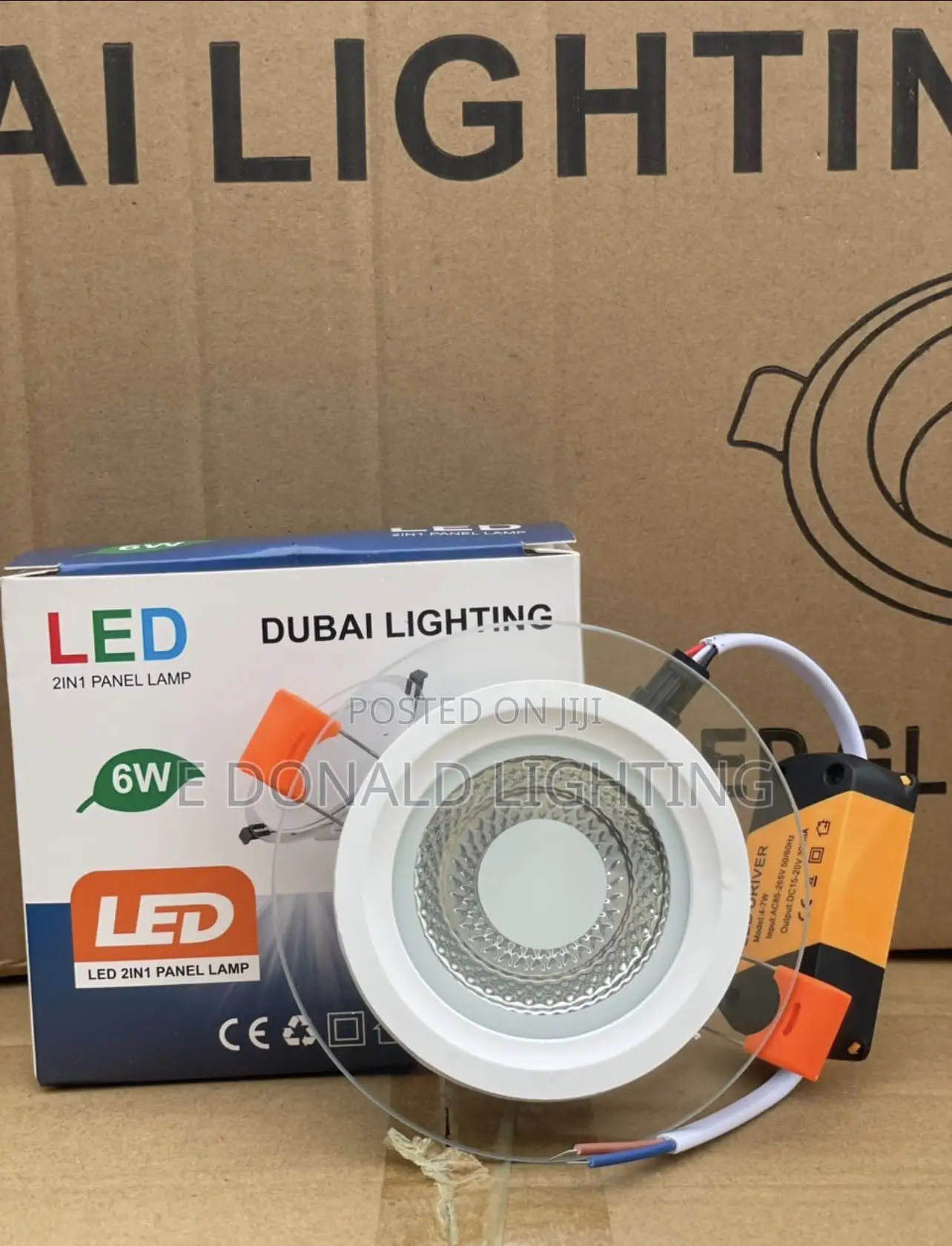 6w, 12w, 18w Glass Pop Light