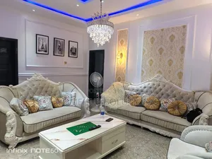 7 Seaters Royal Sofa With Marble Top Center Table