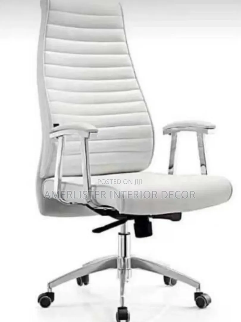 Executive White Office Chair